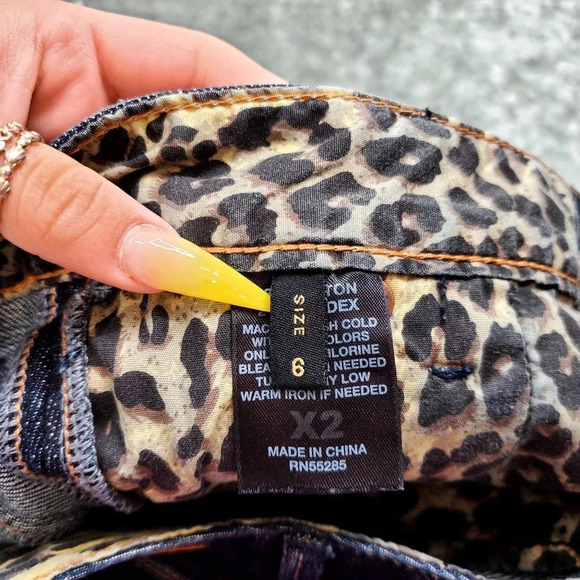 X2 Quality Denim Pencil Distressed Skirt - Picture 8 of 11